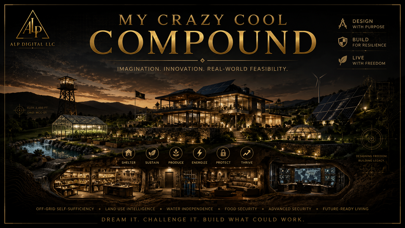 My Crazy Cool Compound — Imagination, innovation, and real-world feasibility